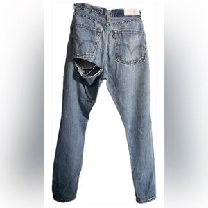 Re/Done Women’s Boyfriend Jeans in Light Blue Denim